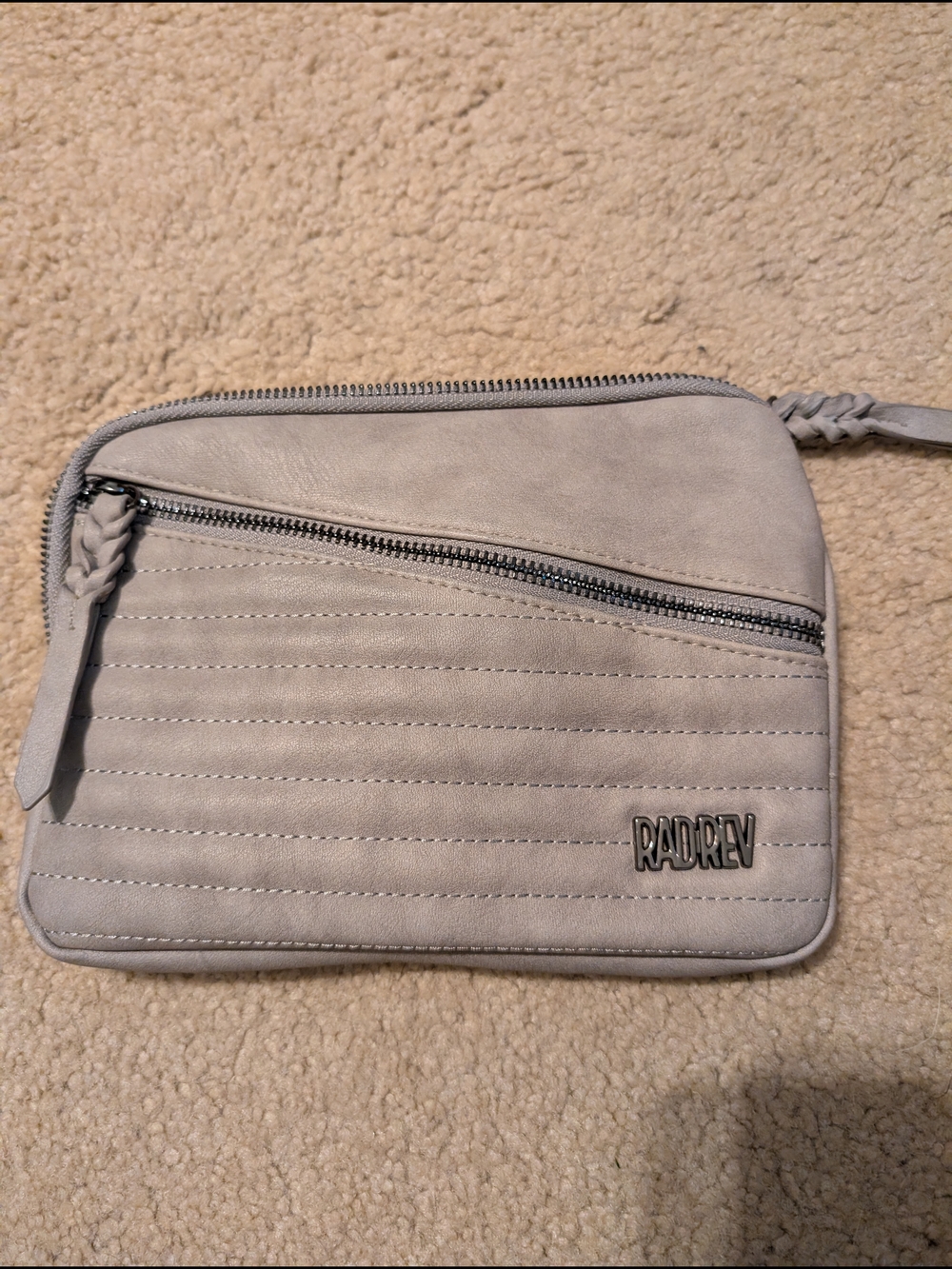RADREV Light Gray Pocket Bag
